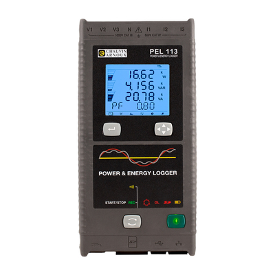 Chauvin Arnoux Leistungs-Energierecorder MA194350 u.Netzadap. PEL 113 #P01300003