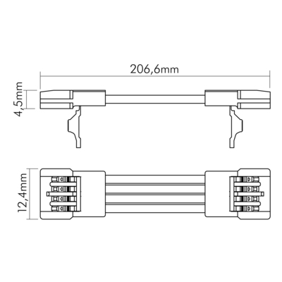 Nobile Verbinder flexibel 5er Set 5011510095