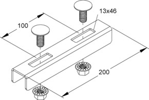 Niedax Schienen-Stoßverbinder SSV 4141 F