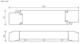 Radium Lampenwerk LED-Betriebsgerät dimmbar, 36W 24V OTDA4077