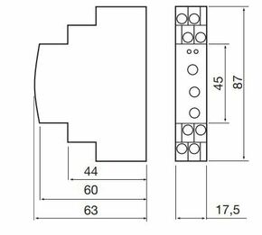 Eberle Controls Zeitrelais 1W,5A,24-240VAC/DC IZM