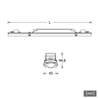 LTS Licht&Leuchten LED-Lichteinsatz 830, DALI LKL045.10830.0845.1D