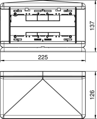 OBO Bettermann Vertr Telitank 225x125x125 T4L00C7035