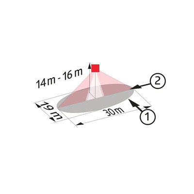 BEG Brück Electronic Präsenzmelder Casambi DALI, weiß PD4-CAS2-GH DALI-2