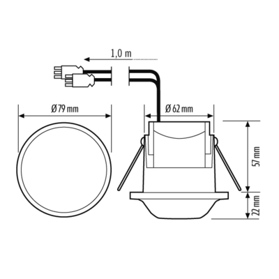 ESYLUX Präsenzmelder Deckeneinbau BASIC EX #EB10431821