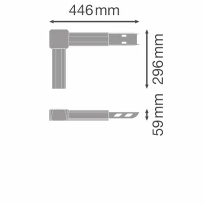 Ledvance Eckverbinder 5-pol. TRS.FL. L02-NODE5PWT