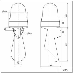 Werma LED-Hupe WM Dauerton 10-48VAC/DC CL 43541070