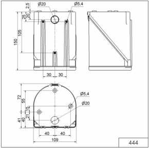 Werma LED-EVS-Sirene BWM 32 Töne 115VAC YE 44431067