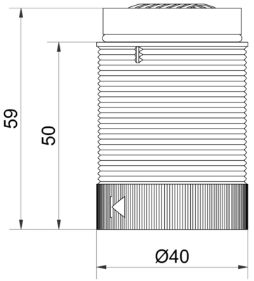 Werma TwinFLASH Design 24VDC GN 63424055