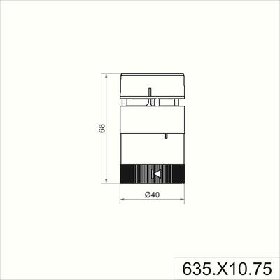 Werma Sirenenelement 4 Töne 24VAC/DC GY 63572075