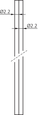 Di-soric Kunststoff-Lichtleiter Meterware WRBK-2