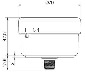 Werma Anschlusselement M12 5-Pol GY 64097000