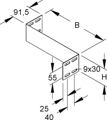 Niedax Reduzierstück 105x100mm WSRS 105.100 S