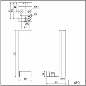 Werma VarioSIGN 2S BM Dauerton 24VDC GN/YE/RD 69020055