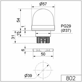 Werma Blitzleuchte EM 115VAC YE 80230067