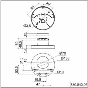 Werma AndonCONTROL BWM 100-240VAC BK 86084007