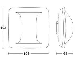 Steinel HF Präsenzmelder Aufputz, IP54 Hallway #086527