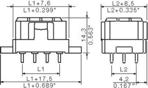 Weidmüller Steckverbinder RSV RSV1,6 LBF36 GR3,2SN