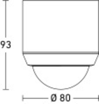 Steinel Bewegungsmelder Aufputz, IP54 MD IR N360 #079888