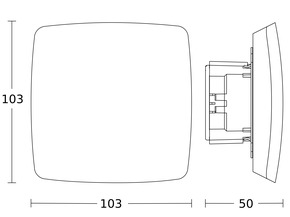 Steinel HF Präsenzmelder Unterputz, IP20 TruePresence #085612