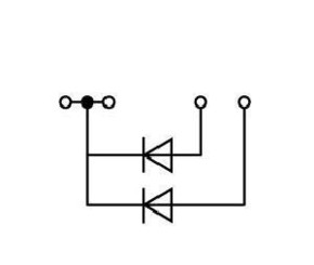 WAGO GmbH & Co. KG Doppeldiodenklemme 279-620/281-408