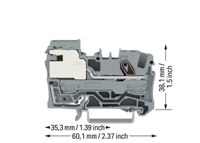 WAGO GmbH & Co. KG Potentialausgleichsklemme 1-Leiter, TS 35 2016-7111