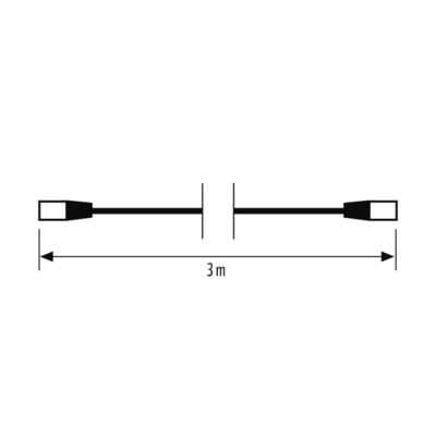 ESYLUX Kabel CABLE RJ45 3m BL CABLE RJ45 3m BL