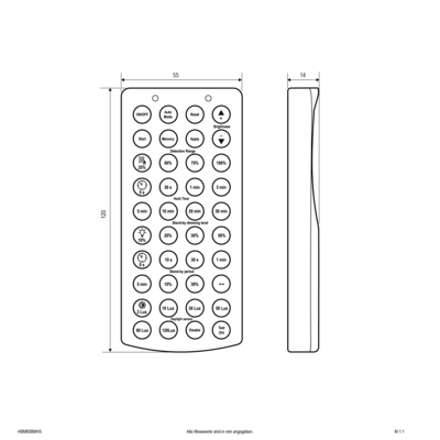 EVN Lichttechnik Handsender HBM65BMHS