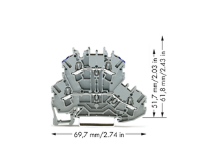 WAGO GmbH & Co. KG Doppelstockklemme 2002-2203