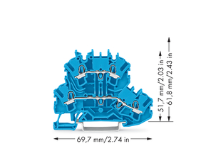 WAGO GmbH & Co. KG Doppelstockklemme 2002-2204