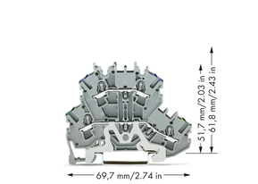 WAGO GmbH & Co. KG Doppelstockklemme 2002-2217