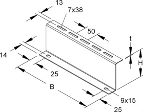 Niedax Distanzprofil Z-Profil 110x400mm RZP 110/400 S