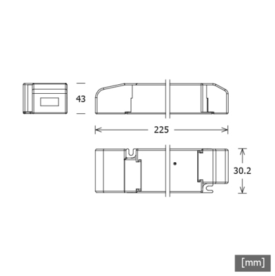 LTS Licht&Leuchten LED-Koverter 60W, DALI CONV 024.060/DALI