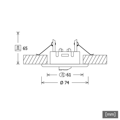 LTS Licht&Leuchten Sensor Einbau weiß ZB-OR-R SENSOR weiß
