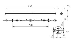 Philips Lighting LED-Lichtleiste ML, MC, 1200mm BN126C LED #76840699