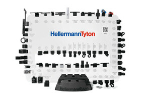 HellermannTyton Befestigungselement EC1-3SV-DHC6-7 PA66HSUV/MET-BK(100)