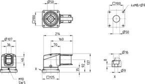 Bernstein Aufsatzgelenk CS-30 anthrazit-grau 1015300003