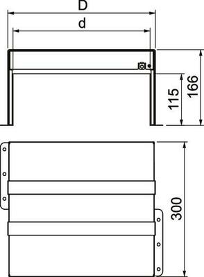 OBO Bettermann Vertr Brandschutzbox dreiseitig PMB 160-3 A2