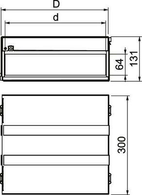 OBO Bettermann Vertr Brandschutzbox vierseitig PMB 610-4 A2