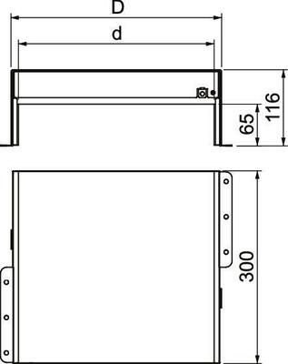 OBO Bettermann Vertr Brandschutzbox dreiseitig PMB 650-3 A2