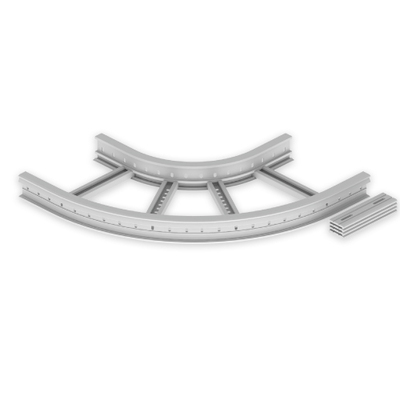 Unex Flachbogen 45 Grad 85x400 R300 67406-44