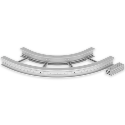 Unex Flachbogen 45 Grad 135x500 R600 67527-44