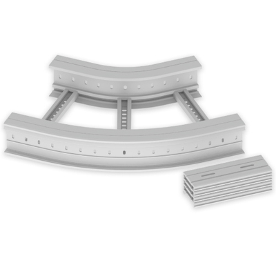 Unex Flachbogen 45 Grad 135x500 R300 67536-44
