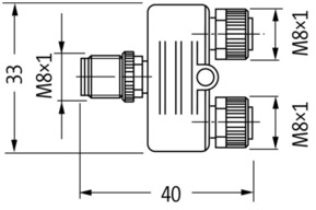 Murrelektronik T-Stück 7000-88611-0000000