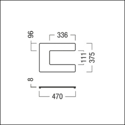 Zumtobel Group Leuchtenfuß schwarz ARTELEA CL #42190172