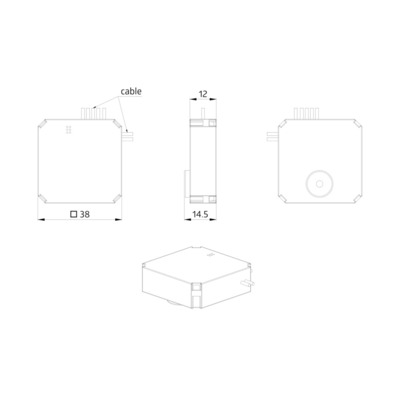 BEG Brück Electronic Tasterschnittstelle IM4-BMSDALI-2transp.