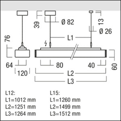 Zumtobel Group Anbau-/Pendelleuchte ECOOS25500 #42190677