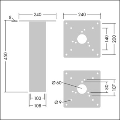 Thorn Befestigungszubehör MGR BASE B #96637251