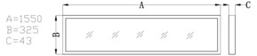Abalight LED-Aufbau-Panel MC REFIT-325 #13214