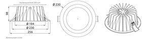 Abalight LED-Downlight 830 SMART-II- #16180